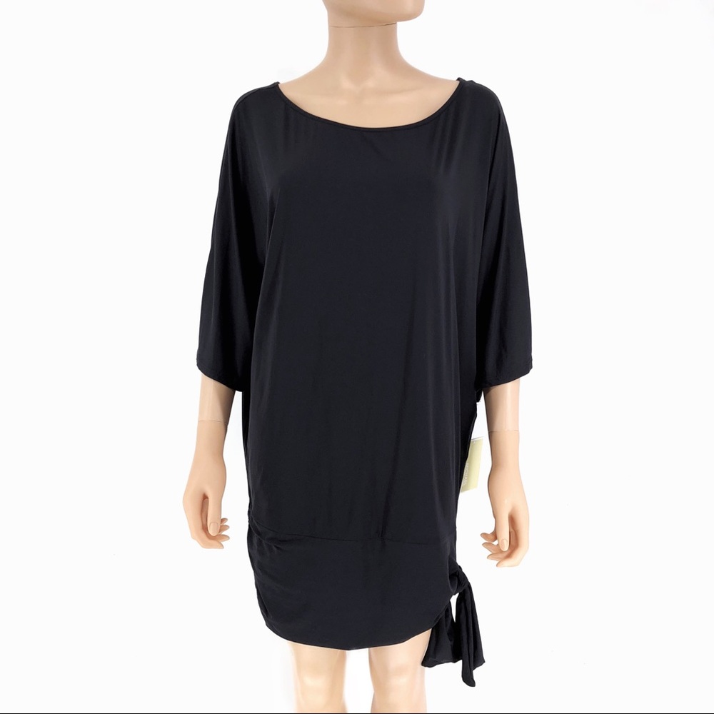 MICHAEL KORS SIDE TIE SWIM TUNIC DRESS COVERUP - Picture 3 of 8